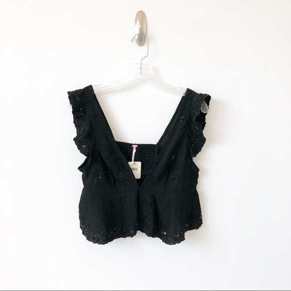 NWT Free People Hard to Handle Brami Black - Picture 3 of 7